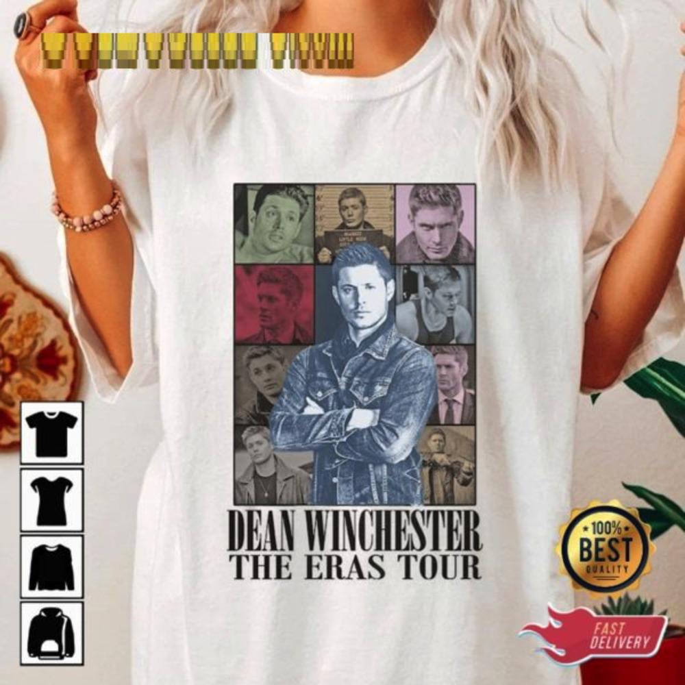 Dean Winchester Shirt Supernatural Eras Tour Unisex T-shirt Gift For Fan